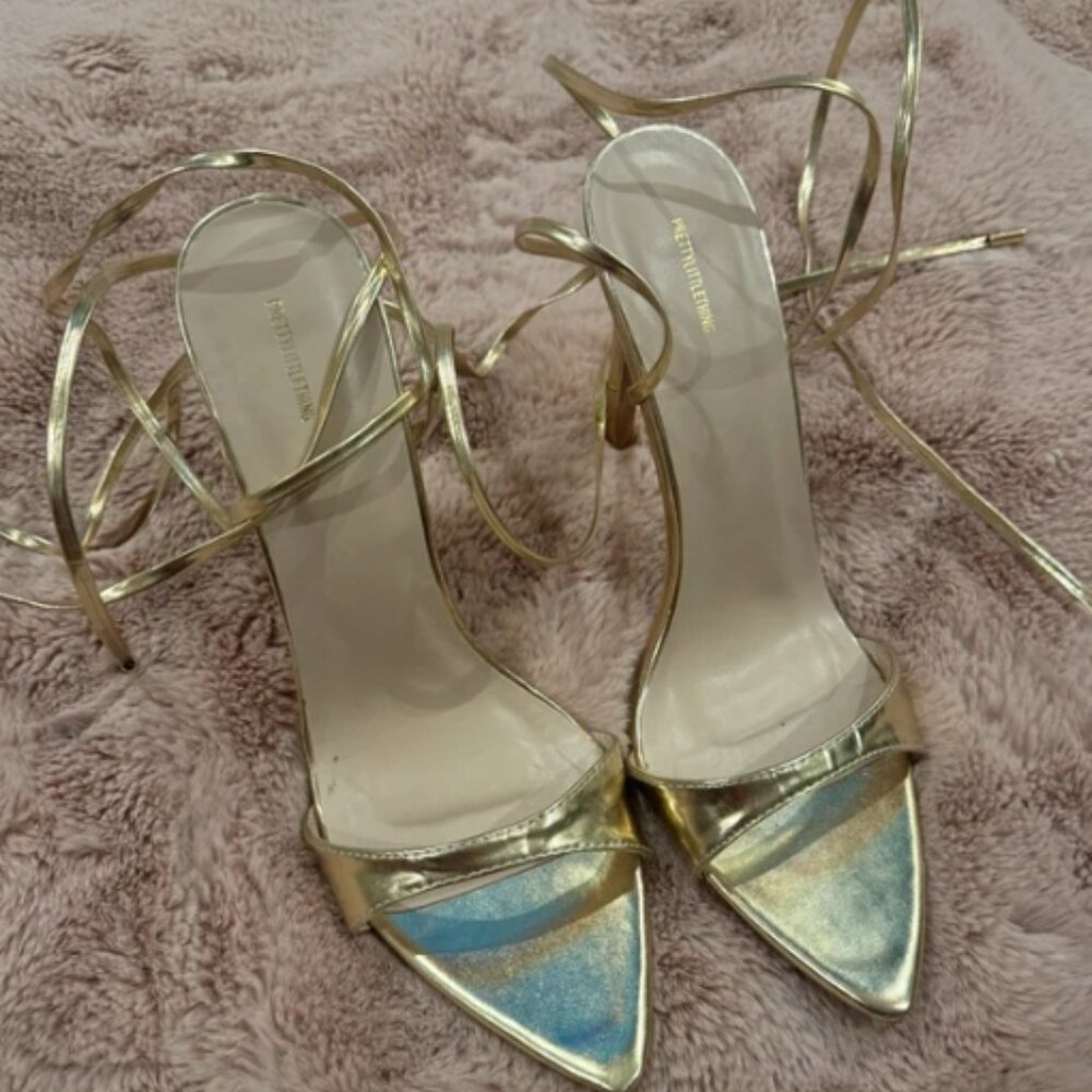 Gold heels
